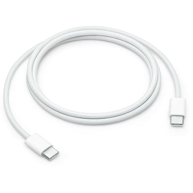 Кабель Apple USB-C — USB-C 60 Вт, 1 м (MQKJ3), белый Кабель Apple USB-C — USB-C 60 Вт, 1 м (MQKJ3), белый