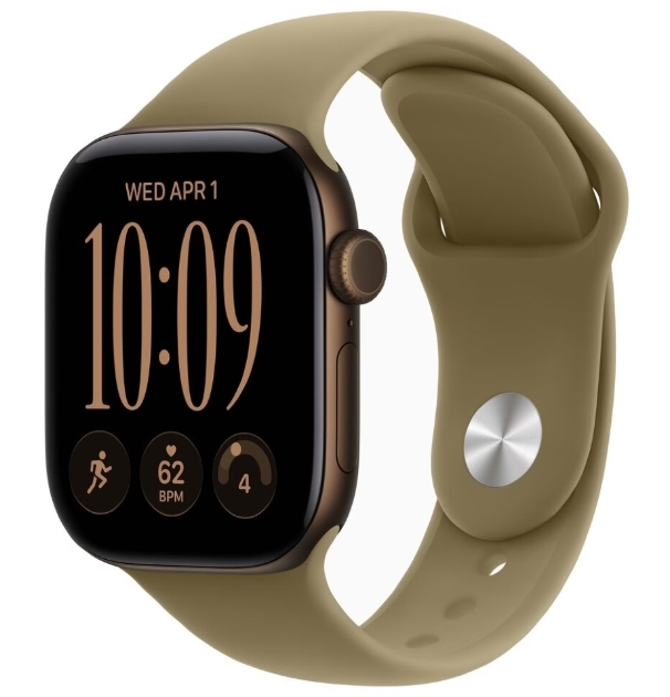 Apple Watch (Series 12) 42mm Dark Bronze Olive Sport Band S/M (MJEF4) Apple Watch (Series 12) 42mm Dark Bronze Olive Sport Band S/M (MJEF4)