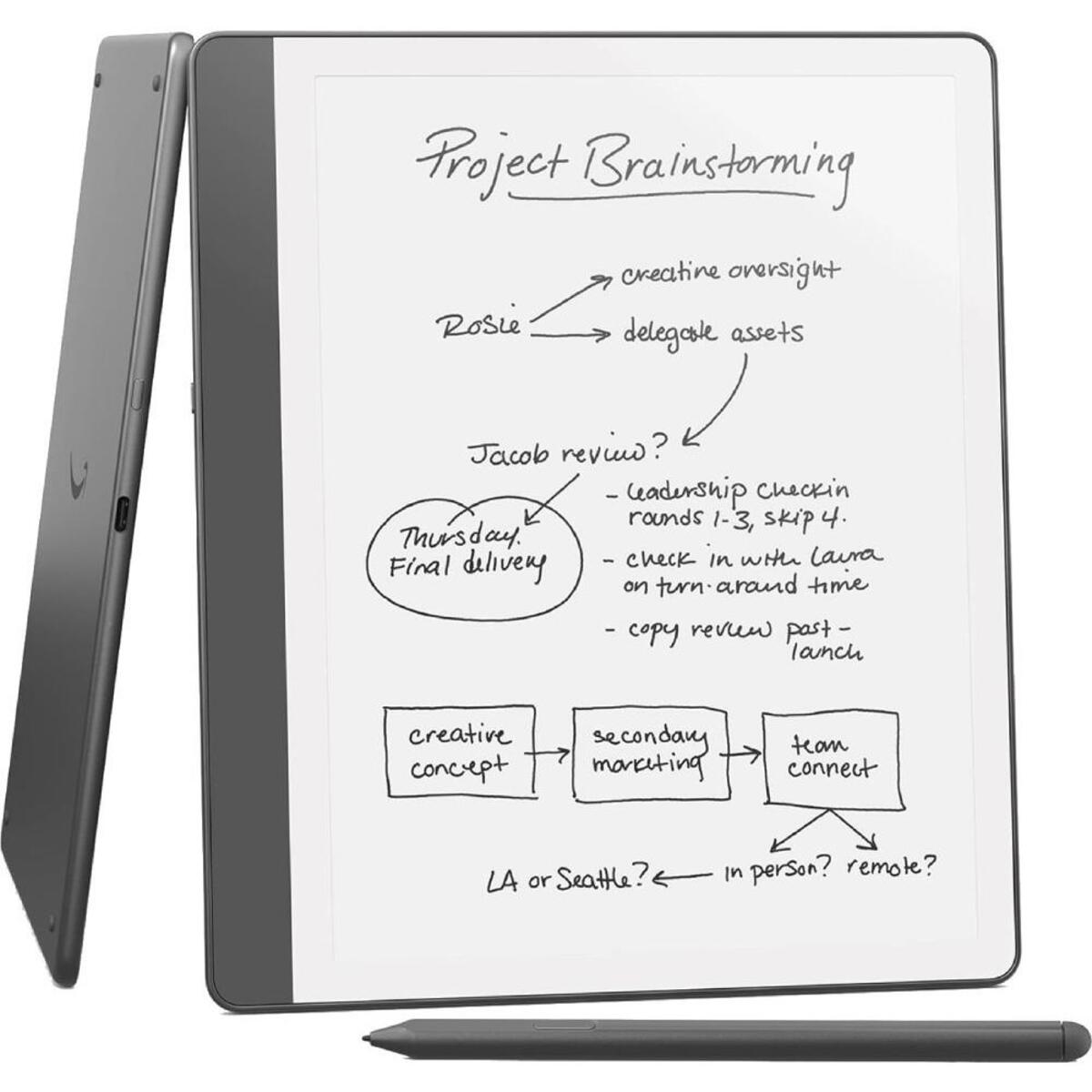 Электронная книга Amazon Kindle Scribe (2024) 10,2″ Wi‑Fi 64 ГБ с Premium Pen, Tungsten