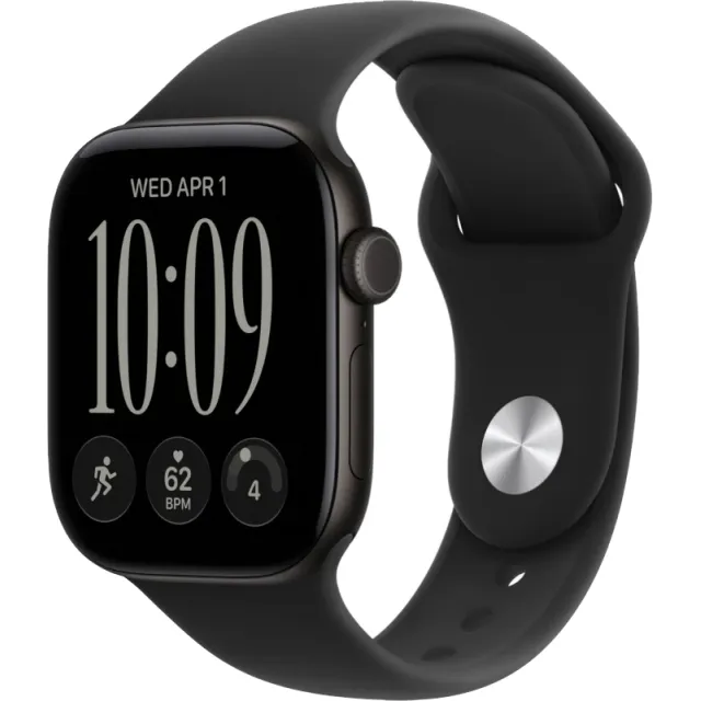 Apple Watch (Series 12) 46mm Black Sport Band M/L (MJEL4) Apple Watch (Series 12) 46mm Black Sport Band M/L (MJEL4)