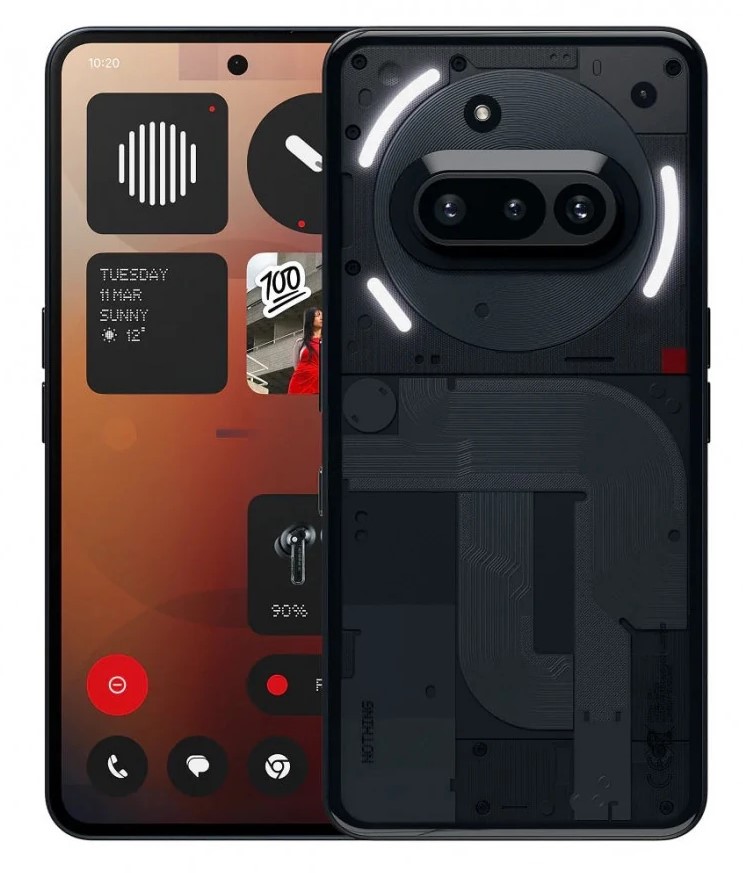 Nothing Phone (3a) 8/128GB, черный