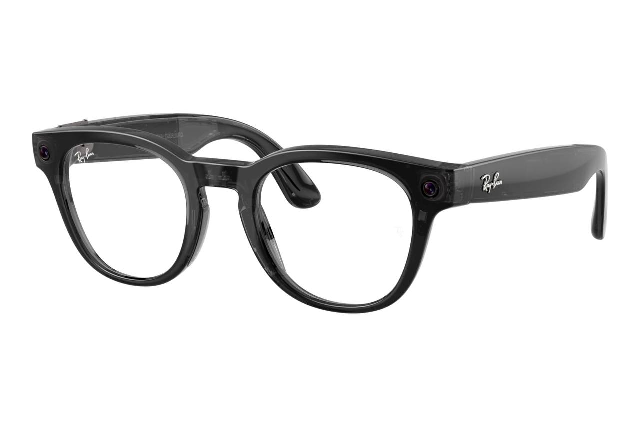 Смарт очки Ray-Ban (Gen 2) Scriber Optics Shiny Transparent Black 150 - 49 Size