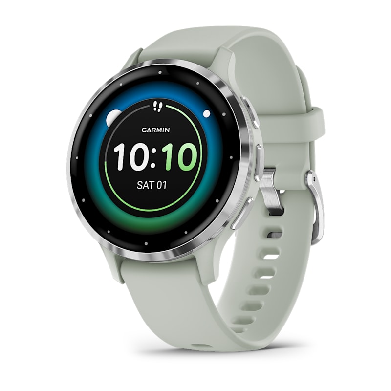 Garmin Venu 3S 41mm Silver/Sage Grey (010-02785-01)