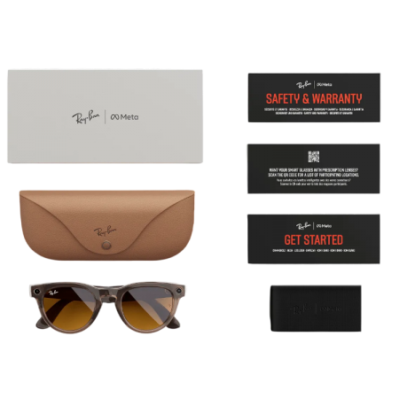Смарт очки Ray-Ban Headliner Shiny Warm Stone Saffron Yellow 150 - 50 Size Смарт очки Ray-Ban Headliner Shiny Warm Stone Saffron Yellow 150 - 50 Size
