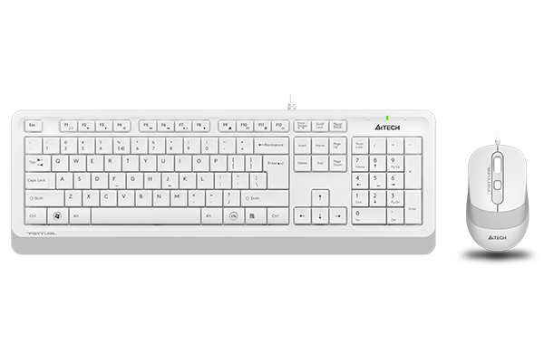 Клавиатура+мышь проводная A4Tech Fstyler F1010 белый Клавиатура+мышь проводная A4Tech Fstyler F1010 белый