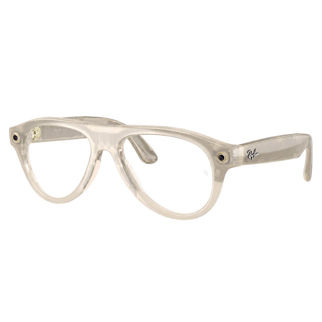 Умные очки Ray-Ban Meta Aviator Gen 3 RW4016 Limited Edition Transitions Brown Polished Milky Warm Beige (бежевые)