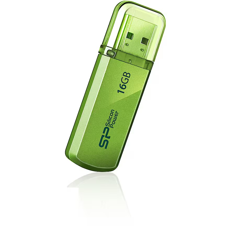 Флеш-накопитель Silicon Power Helios 101 16 ГБ USB 2.0 Apple Green Флеш-накопитель Silicon Power Helios 101 16 ГБ USB 2.0 Apple Green