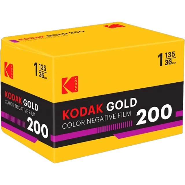 Фотопленка Kodak Gold 200 Eastman New Yellow + Black Фотопленка Kodak Gold 200 Eastman New Yellow + Black