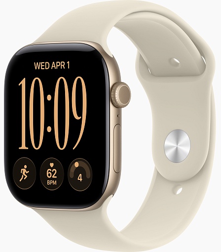 Apple Watch (Series 12) 42mm Light Gold Sport Band S/M (MJED4) Apple Watch (Series 12) 42mm Light Gold Sport Band S/M (MJED4)