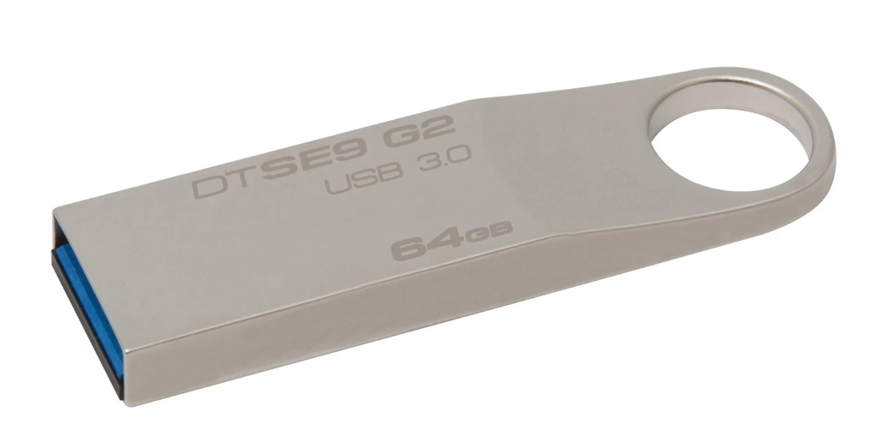 Флеш-накопитель Kingston DataTraveler SE9 G2 64 ГБ USB 3.0 Silver Флеш-накопитель Kingston DataTraveler SE9 G2 64 ГБ USB 3.0 Silver