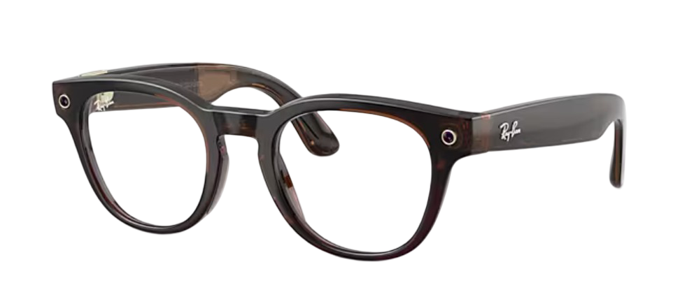 Смарт очки Ray-Ban (Gen 2) Scriber Optics Shiny Transparent Umber 150 - 49 Size
