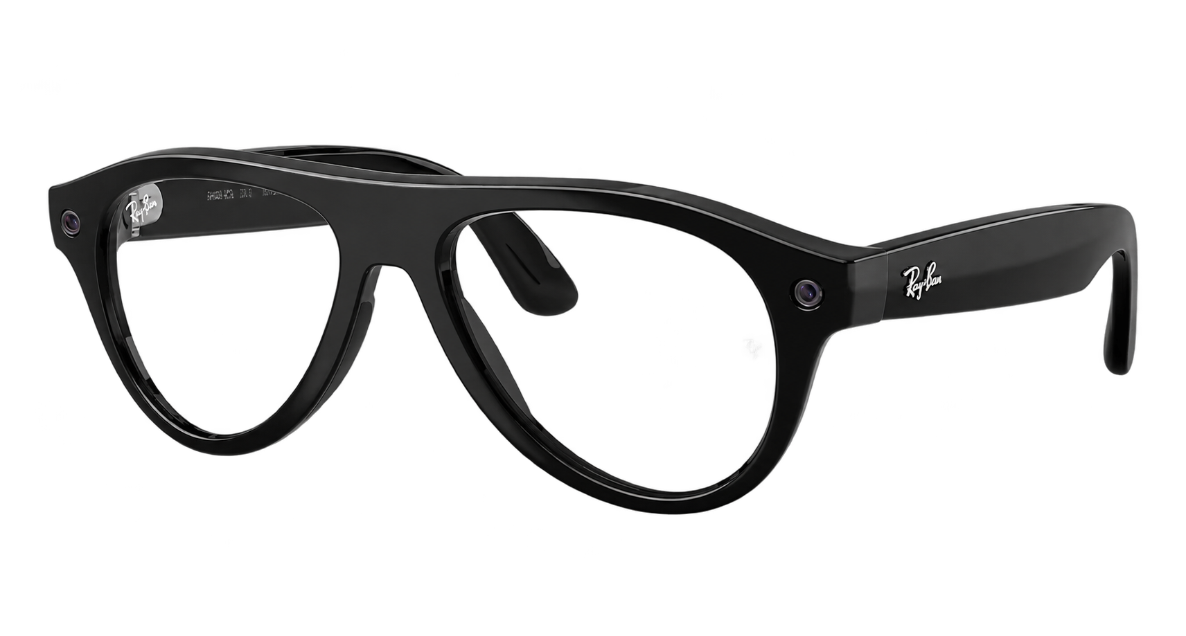 Умные очки Ray-Ban Meta Aviator Gen 3 RW4016 Transitions Green Shiny Black (чёрные)
