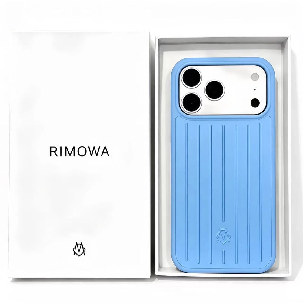 Чехол Rimowa для iPhone 17 Pro / 18 Pro Темно-Голубой