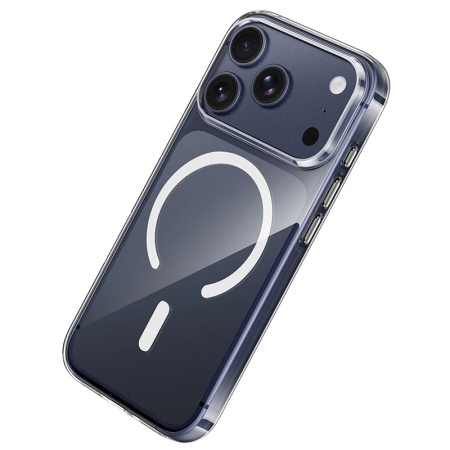 Чехол Hoco AS4 High Clear Magnetic Case с MagSafe для iPhone 17 Pro, прозрачный