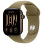 Apple Watch (Series 12) 42mm Dark Bronze Olive Sport Band S/M (MJEF4)