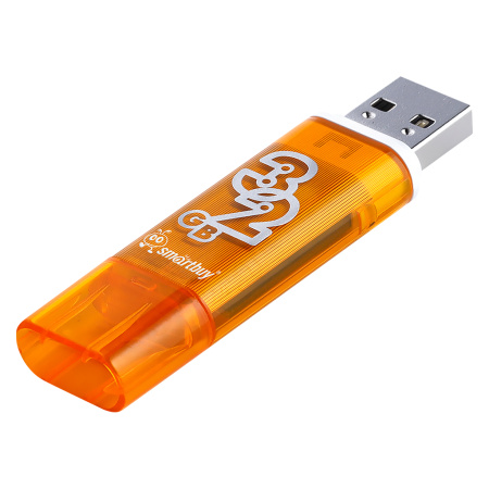 Флеш-накопитель Smartbuy Glossy 32 ГБ USB 2.0 Orange