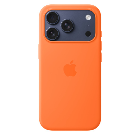 Чехол iPhone 17 Pro / 18 Pro Silicone Case with MagSafe - Orange (MGFE4) Чехол iPhone 17 Pro / 18 Pro Silicone Case with MagSafe - Orange (MGFE4)