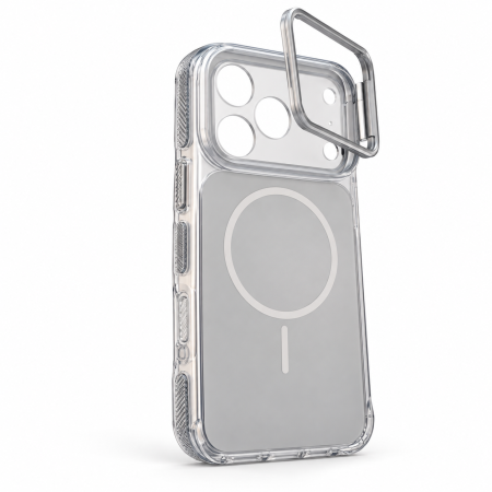 Чехол New Case с подставкой для iPhone 17 Pro / 18 Pro Серый