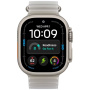 Apple Watch Ultra 4 49mm LTE Natural Titanium Case with Translucent Gray Ocean Band (MJAD4)