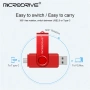 Флеш-накопитель MicroDrive 8 ГБ USB-A + USB Type-C White