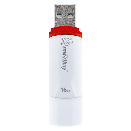 Флеш-накопитель Smartbuy Crown 16 ГБ USB 2.0 White Флеш-накопитель Smartbuy Crown 16 ГБ USB 2.0 White
