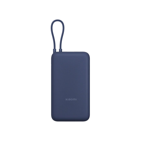 Внешний аккумулятор Xiaomi Power Bank 20000 мА·ч 33 Вт со встроенным кабелем USB-C, синий (BHR8975GL) Внешний аккумулятор Xiaomi Power Bank 20000 мА·ч 33 Вт со встроенным кабелем USB-C, синий (BHR8975GL)