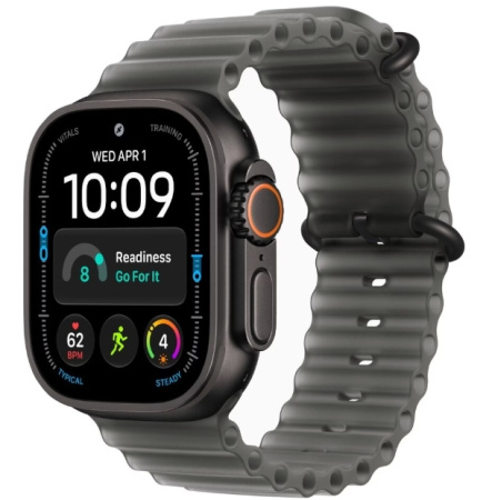Apple Watch Ultra 4 49mm LTE Black Titanium Case with Translucent Black Ocean Band (MJAY4) Apple Watch Ultra 4 49mm LTE Black Titanium Case with Translucent Black Ocean Band (MJAY4)