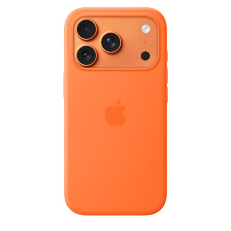 Чехол iPhone 17 Pro / 18 Pro Silicone Case with MagSafe - Orange (MGFE4) Чехол iPhone 17 Pro / 18 Pro Silicone Case with MagSafe - Orange (MGFE4)