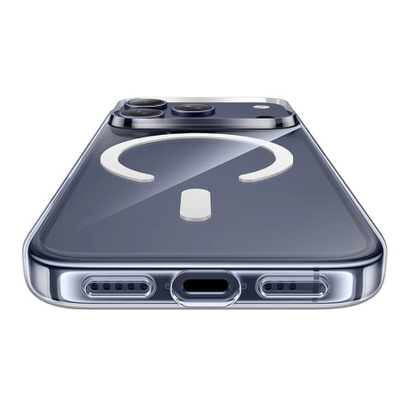 Чехол Hoco AS4 High Clear Magnetic Case с MagSafe для iPhone 17 Pro, прозрачный