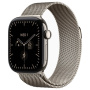 Apple Watch Series 12 MJGH4, натуральный титан и стальной миланский ремешок