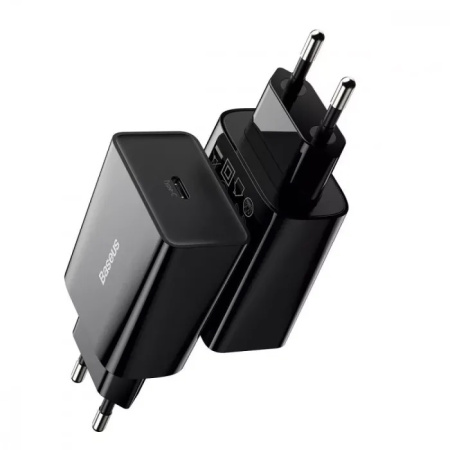 Сетевое зарядное устройство Baseus Speed Mini 20W USB-C Black Сетевое зарядное устройство Baseus Speed Mini 20W USB-C Black