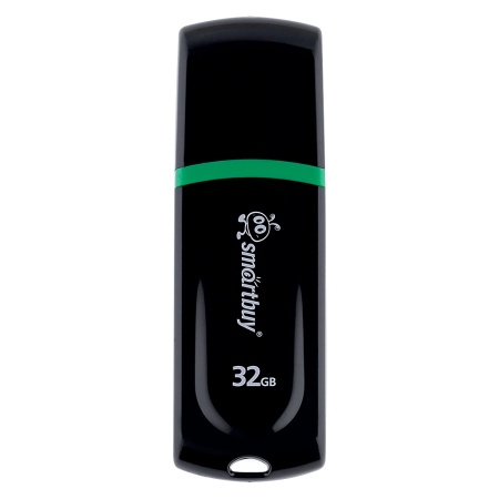 Флеш-накопитель Smartbuy Paean 32 ГБ USB 2.0 Black Флеш-накопитель Smartbuy Paean 32 ГБ USB 2.0 Black