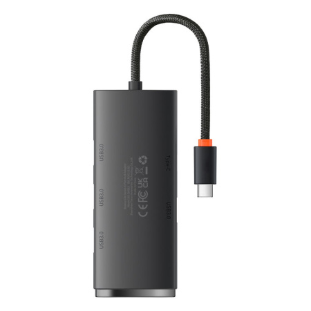 USB-C хаб Baseus Lite Series 4-Port 4×USB 3.0 Black (чёрный) USB-C хаб Baseus Lite Series 4-Port 4×USB 3.0 Black (чёрный)