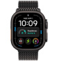 Apple Watch Ultra 4 49mm LTE Black Titanium Case with Black Titanium Milanese Loop (M)