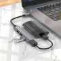 USB-C хаб Hoco HB26 4-в-1 Grey (серый)