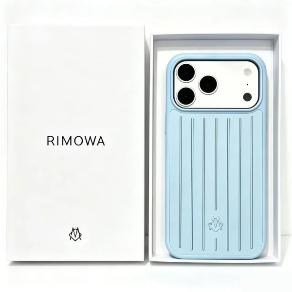 Чехол Rimowa для iPhone 17 Pro / 18 Pro Голубой