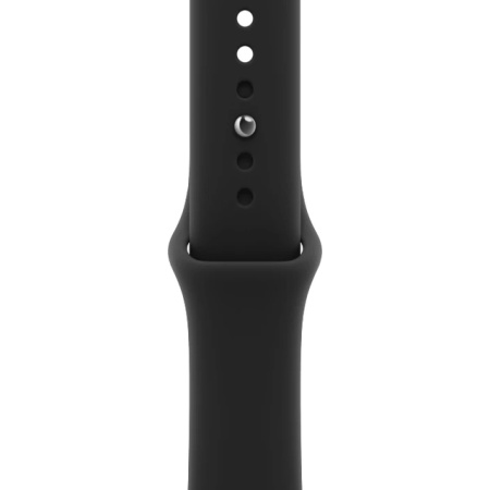 Apple Watch (Series 12) 46mm Black Sport Band M/L (MJEL4)