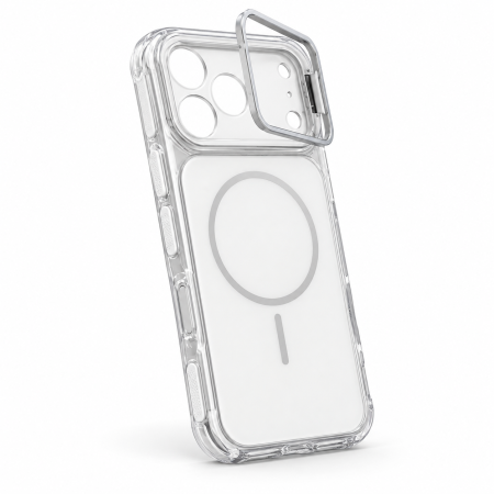 Чехол New Case с подставкой для iPhone 17 Pro Max / 18 Pro Max Белый Чехол New Case с подставкой для iPhone 17 Pro Max / 18 Pro Max Белый