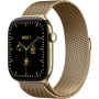 Apple Watch Series 12 MJGL4, золотистый титан и стальной миланский ремешок