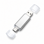 Флеш-накопитель JASTER 8 ГБ USB-A + USB Type-C Silver Флеш-накопитель JASTER 8 ГБ USB-A + USB Type-C Silver