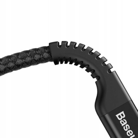 Кабель Baseus Fish Eye Spring USB-A — Lightning 2A 1 м Black (чёрный)