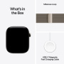 Apple Watch Series 12 46 мм в натуральном титане, ремешок Milanese Loop M/L