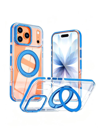 Чехол Creative Case с подставкой для iPhone 17 Pro / 18 Pro Синий