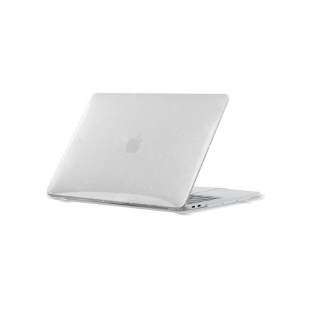 Чехол для MacBook Air 15 2023–2025 M2 A2941 / M3 A3114 / M4 A3241 Hard Shell Case, Прозрачный с блёстками Чехол для MacBook Air 15 2023–2025 M2 A2941 / M3 A3114 / M4 A3241 Hard Shell Case, Прозрачный с блёстками