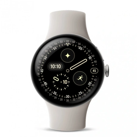 Google Pixel Watch 4 45mm Polished Silver/Porcelain (Серебряный/Бежевый) Google Pixel Watch 4 45mm Polished Silver/Porcelain (Серебряный/Бежевый)