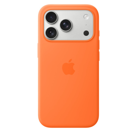 Чехол iPhone 17 Pro / 18 Pro Silicone Case with MagSafe - Orange (MGFE4) Чехол iPhone 17 Pro / 18 Pro Silicone Case with MagSafe - Orange (MGFE4)