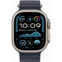 Apple Watch Ultra 2 (2024) 49mm Natural Titanium Case with Navy Ocean Band