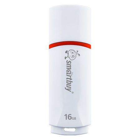 Флеш-накопитель Smartbuy Crown 16 ГБ USB 2.0 White Флеш-накопитель Smartbuy Crown 16 ГБ USB 2.0 White