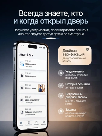 Умный замок Safeburg S1010 Premium Умный замок Safeburg S1010 Premium